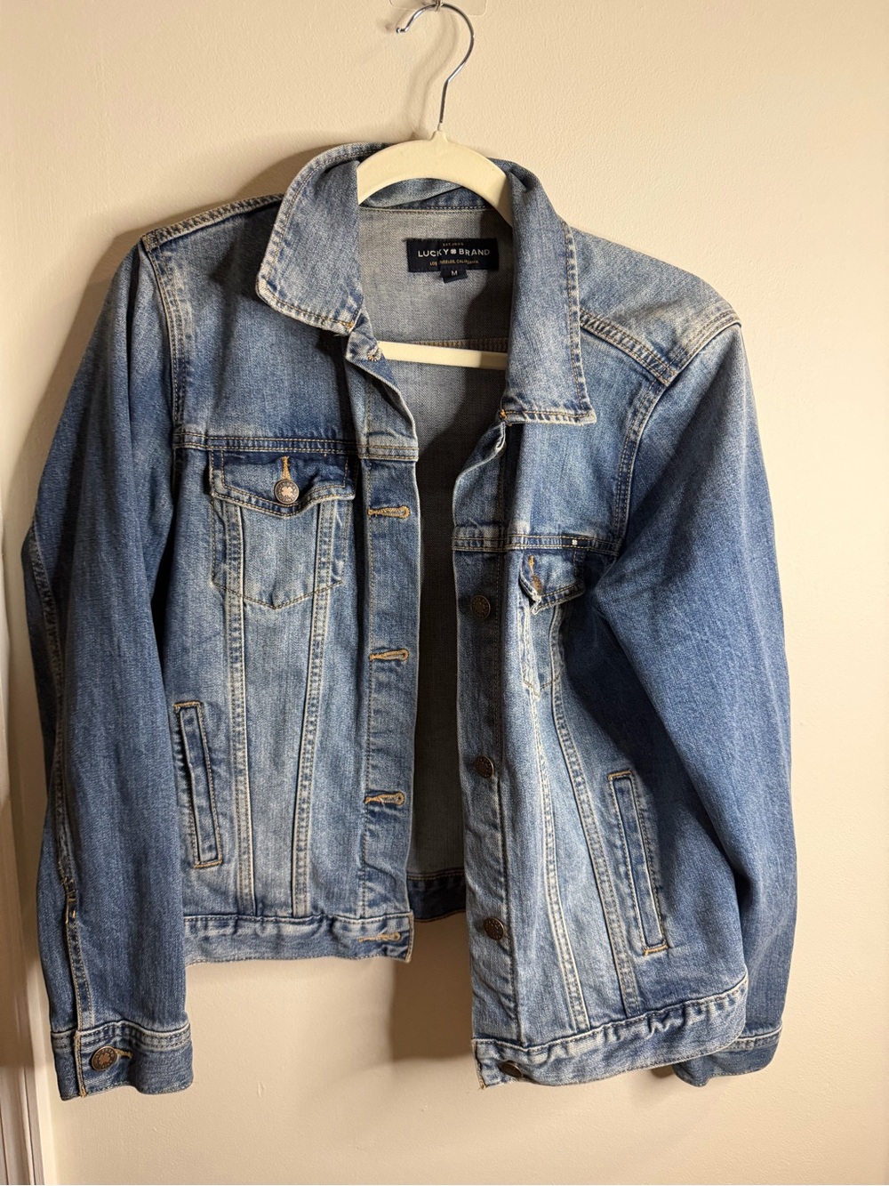 Lucky Brand Light Blue Denim Shirt Jacket